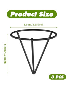 Kit de Crecimiento de Árbol de Aguacate Tyqour - 3 Piezas Soporte Metálico 2