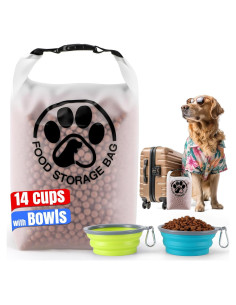 Bolsa de Almacenamiento para Comida de Mascotas Aosnare 14 Tazas