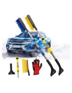 Cepillo de Nieve Telescópico Nexcrate SU002 80cm con Raspador