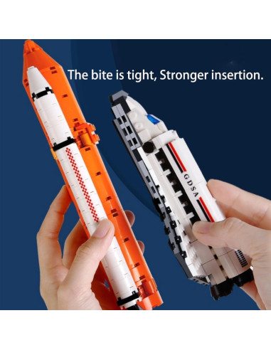 Set de Bloques de Construcción Espacial Lustus 1000 Pcs 6-en-1