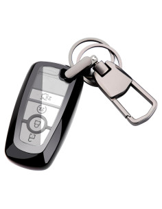 Funda de Llave de Coche Ford Juedarli con Llavero Negro
