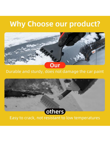 Cepillo de Nieve Telescópico Nexcrate SU002 80cm con Raspador