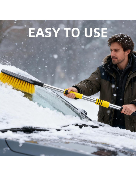 Cepillo de Nieve Telescópico Nexcrate SU002 80cm con Raspador
