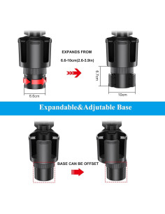 Bandeja para Portavasos de Coche Yziixi 2 en 1 Ajustable 24.9 cm 2