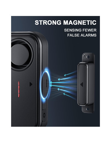 Alarma de Puerta HAPYTHDA KS-FS06R con Control Remoto