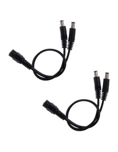 Adaptador de Corriente DC 1 Femenino a 2 Masculinos BronaGrand 22cm