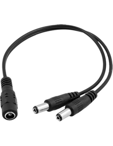 Adaptador de Corriente DC 1 Femenino a 2 Masculinos BronaGrand 22cm