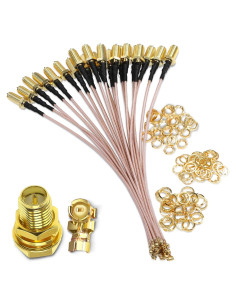 Cable Coaxial RP-SMA a U.FL Tuolnk 20cm 5 Piezas