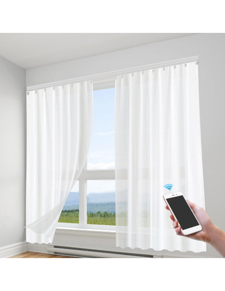 Cortina Eléctrica Motorizada ReGeJiY 2.16-4.2m Control Remoto