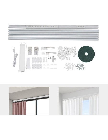 Cortina Eléctrica Motorizada ReGeJiY 2.16-4.2m Control Remoto