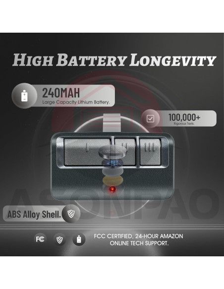 Control Remoto Universal Chamberlain 953EV 2 Paquete para Garaje