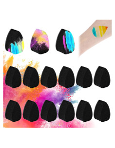 15 Esponjas de Pintura Facial Reutilizables WY LIGHTING 6x4x3 cm