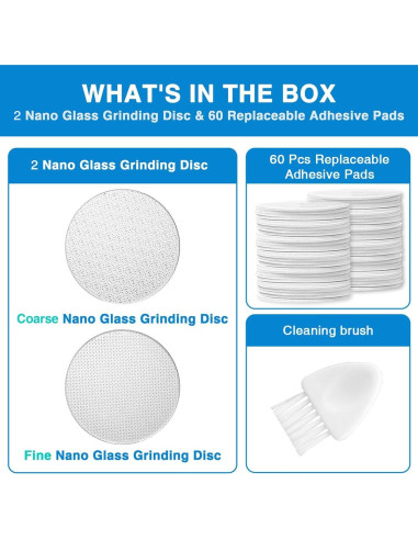 Disco de Lija de Vidrio Nano OZLICE para Removedor de Callos