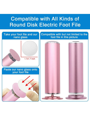 Disco de Lija de Vidrio Nano OZLICE para Removedor de Callos