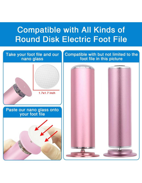 Disco de Lija de Vidrio Nano OZLICE para Removedor de Callos