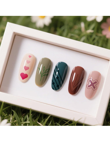 Set de 3 Placas de Estampado de Uñas UNICRAFTALE 12x6cm