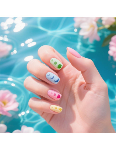 Set de 3 Placas de Estampado de Uñas UNICRAFTALE 12x6cm