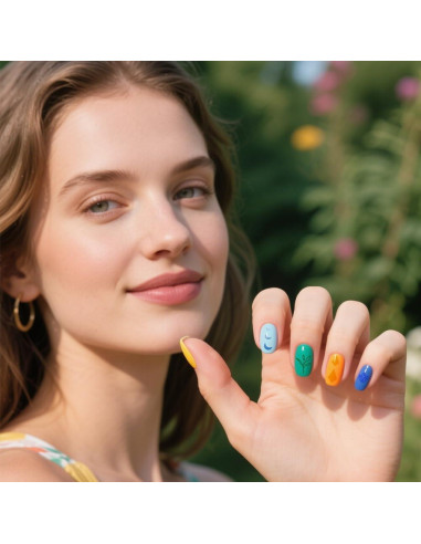 Set de 3 Placas de Estampado de Uñas UNICRAFTALE 12x6cm