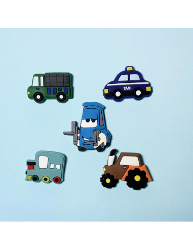 Encantos para Zapatos Niños Vehículos 20 Piezas PVC