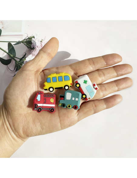 Encantos para Zapatos Niños Vehículos 20 Piezas PVC
