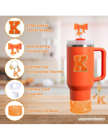 Juego de Accesorios Naranja MOTEERLLU para Taza Stanley 887ml