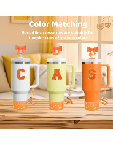 Juego de Accesorios Naranja MOTEERLLU para Taza Stanley 887ml