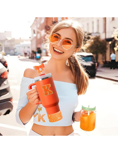 Juego de Accesorios Naranja MOTEERLLU para Taza Stanley 887ml