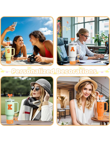 Juego de Accesorios Naranja MOTEERLLU para Taza Stanley 887ml