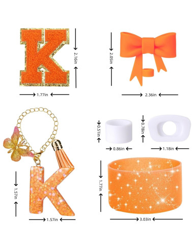 Juego de Accesorios Naranja MOTEERLLU para Taza Stanley 887ml