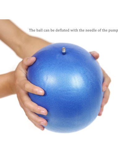 Pelota de Pilates FreeSouls 22.86 cm con bomba - Azul