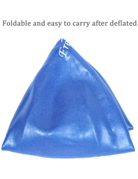 Pelota de Pilates FreeSouls 22.86 cm con bomba - Azul