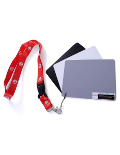 Juego de Tarjetas de Balance de Blancos Movo GC-2 12.7x10.2cm