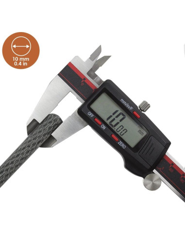 Candado de Cable de Seguridad BV 4FT (1.22m) Acero Trenzado 10mm