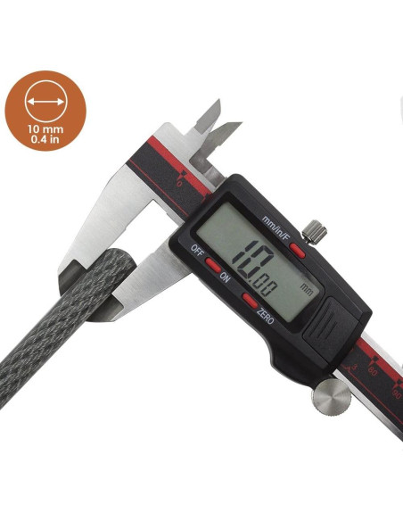 Candado de Cable de Seguridad BV 4FT (1.22m) Acero Trenzado 10mm