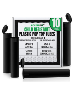 Botella de Píldoras Mini BIKO 116mm 10-Pack A Prueba de Agua