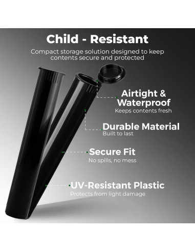 Botella de Píldoras Mini BIKO 116mm 10-Pack A Prueba de Agua