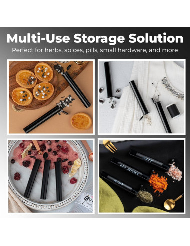 Botella de Píldoras Mini BIKO 116mm 10-Pack A Prueba de Agua