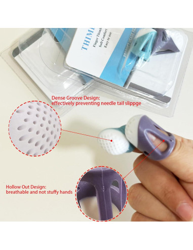 Juego de Dedales Sowiichi + Soporte Magnético para Agujas