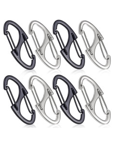 8 Candados Antirrobo CustomyLife Zinc Doble Apertura 1.86x4cm