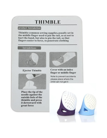 Juego de Dedales Sowiichi + Soporte Magnético para Agujas