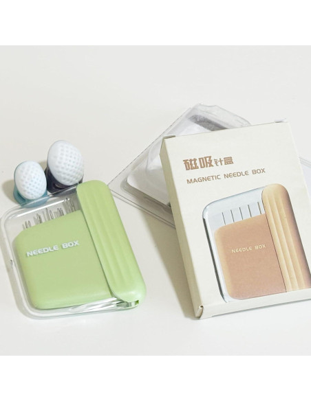 Juego de Dedales Sowiichi + Soporte Magnético para Agujas