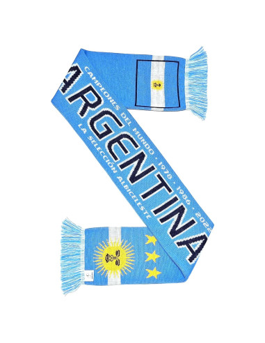 Bufanda de Fútbol Euroscarves Argentina Campeones 2022 145x18cm