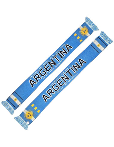Bufanda de Fútbol Euroscarves Argentina Campeones 2022 145x18cm