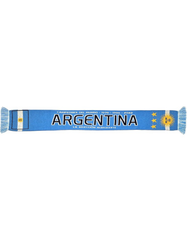 Bufanda de Fútbol Euroscarves Argentina Campeones 2022 145x18cm