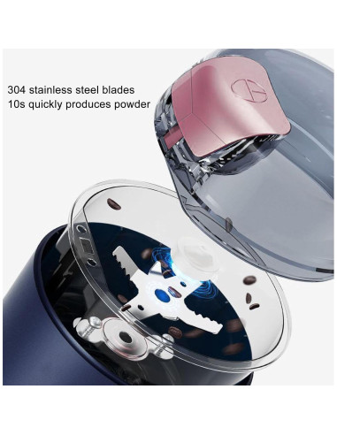 Molinillo de Café y Especias Yosoo 200g 200W Acero Inoxidable