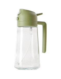 Pulverizador de Aceite de Oliva Genérico 450ml 2-en-1 Vidrio 2
