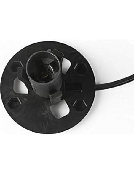 Cable de Lámpara de Sal del Himalaya E12 con Regulador y 6 Bombillas