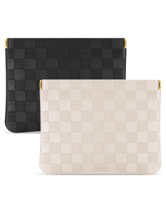 Bolsa Cosmética Portátil Sightor 2PCS Cuadros Mujeres L