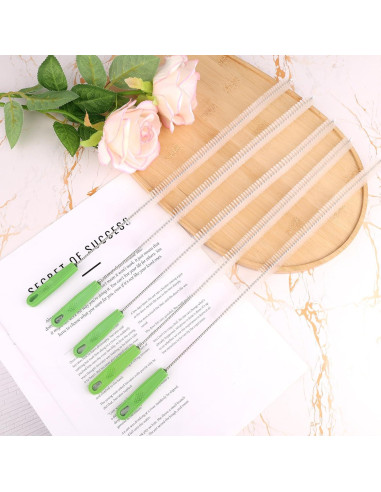 Juego de 5 cepillos de limpieza de tubos Penitue 38.5cm