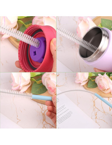 Juego de 5 cepillos de limpieza de tubos Penitue 38.5cm